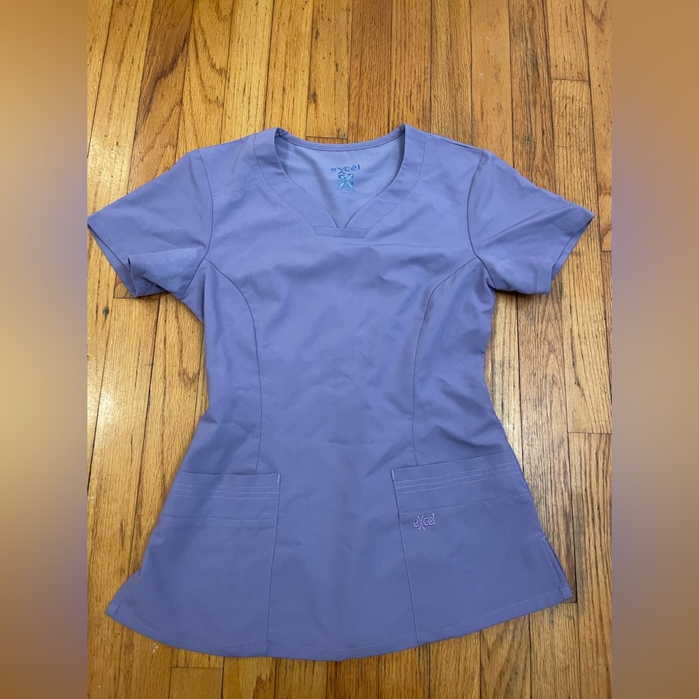Purple scrub top Excel XS